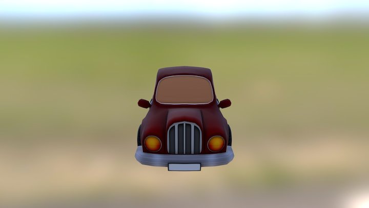 Old Fasion Car 3D Model