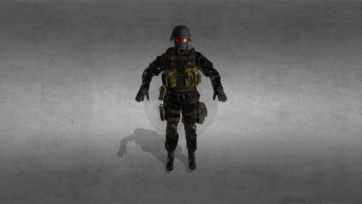 Soldado Body_ (juggernaut Astro Toilet) 3D Model