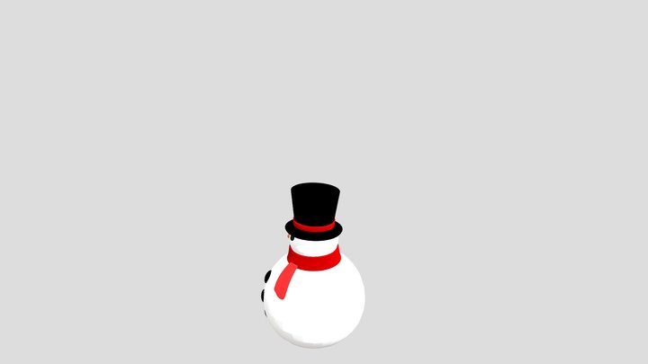 SnowMan 3D Model