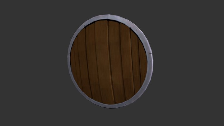 [2] Handpainted Vikings Shield 3D Model
