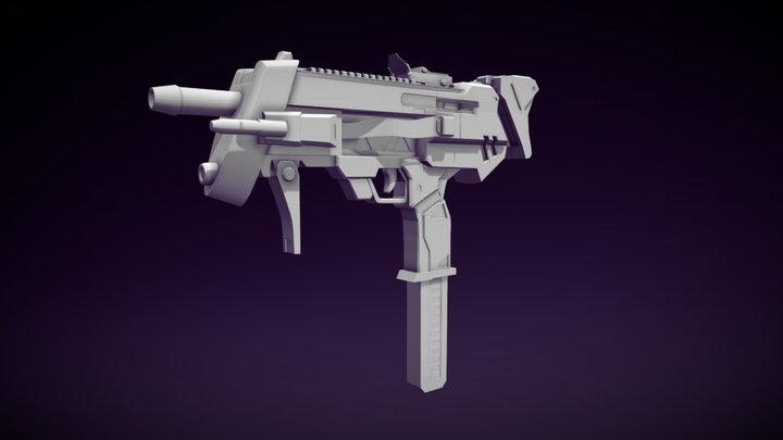 Almendros Lucas - Sombra Gun 3D Model
