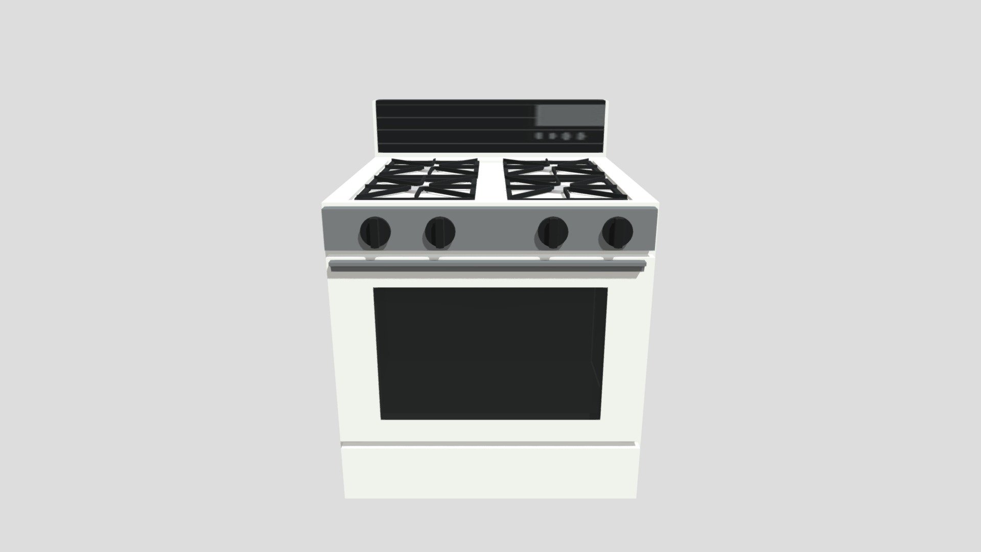 Stove 585 - Download Free 3d Model By 1-3d.com [580ba3b] - Sketchfab