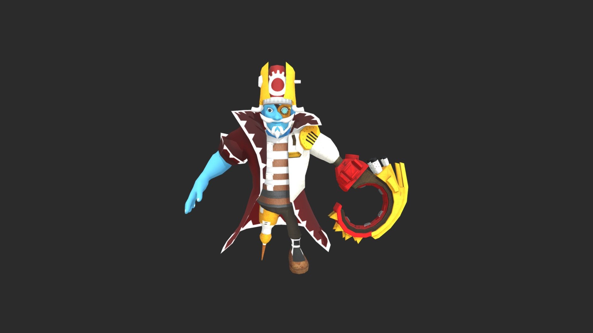 Captain sparou - 3D model by asrorix [580c274] - Sketchfab