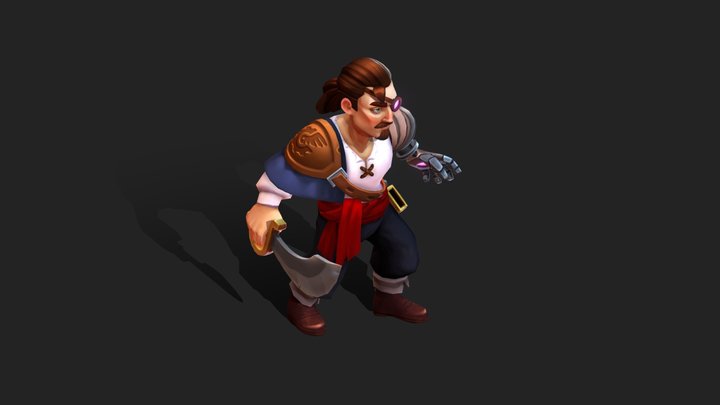 Pirate 3D Model