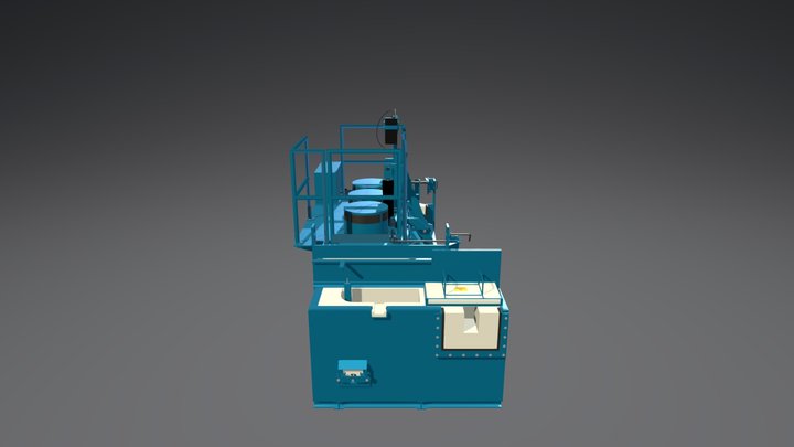 Electric Aluminum Furnace 3D Model