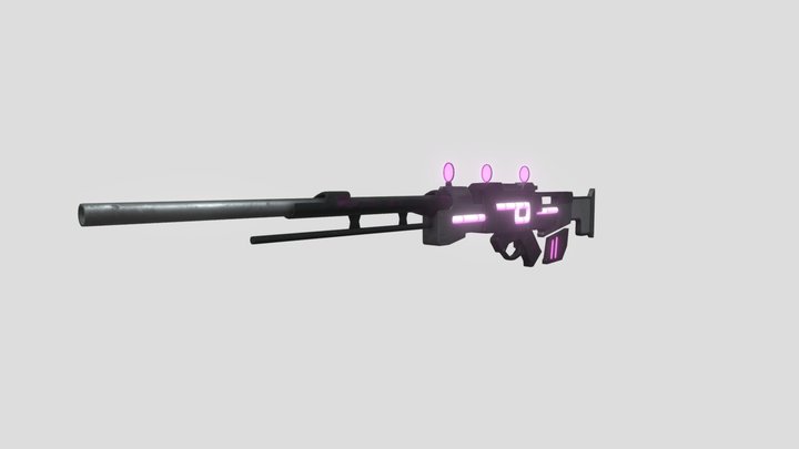 Sniper Rifle 3D Model