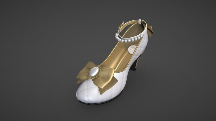 Victorian Ribbon Sketch Fab 3D Model