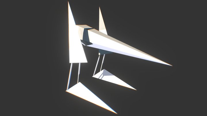 Star Fox 2 Walker (Arwing) 3D Model