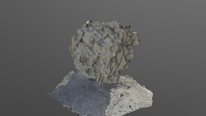 Sandstone Boulder at Fantasy Canyon 3D Model