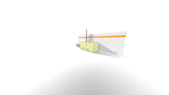 chaufferie ; Technical room 3D Model
