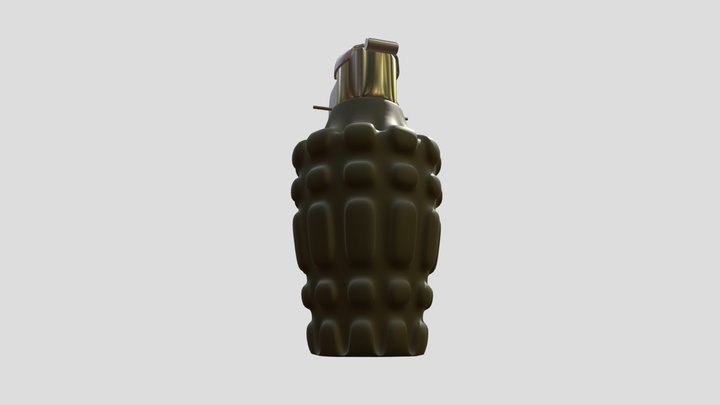 MK2 Grenade 3D Model