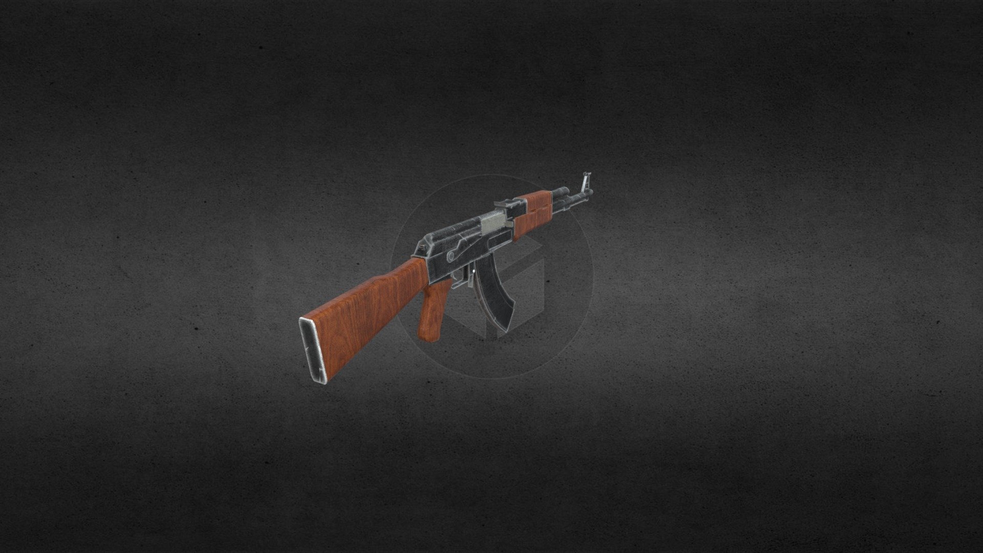 Ak -47 Low Poly