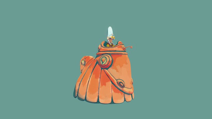 Dune Hover 3D Model