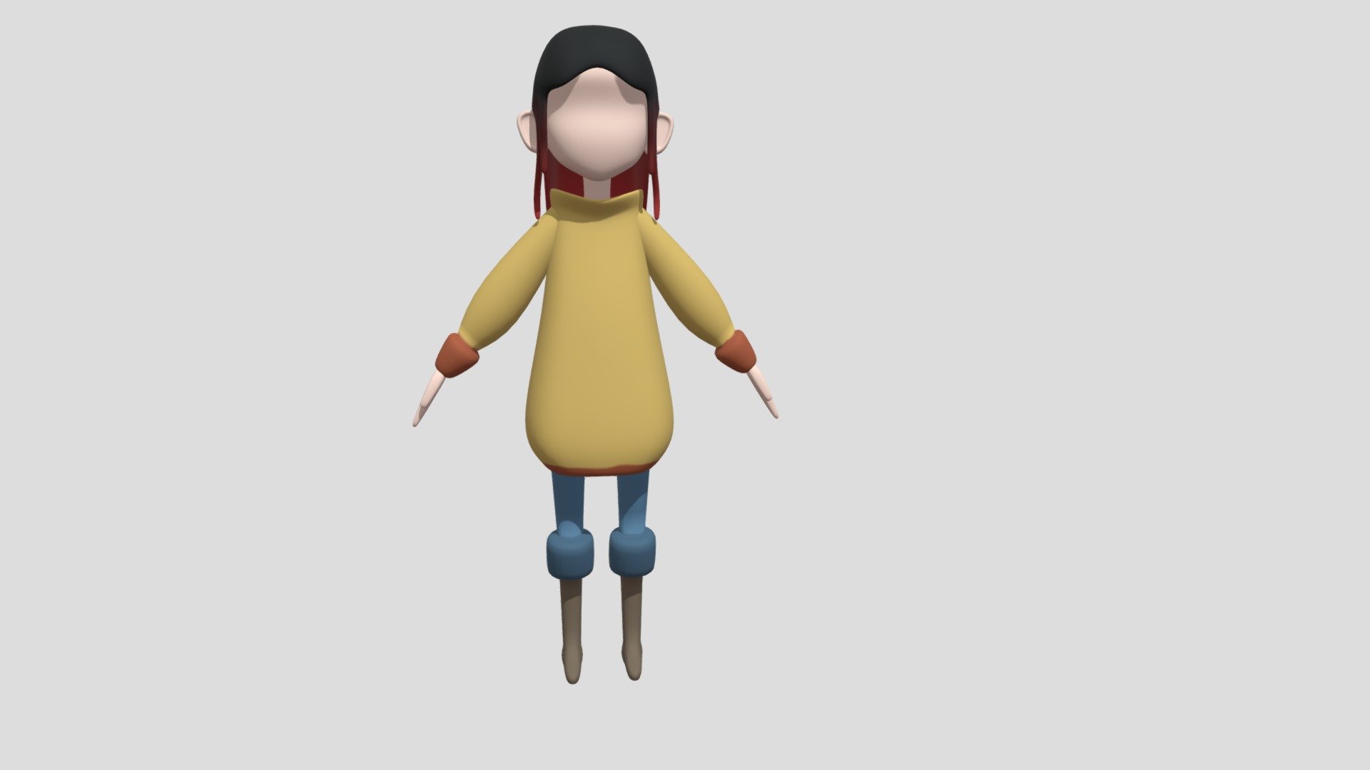 famele character 1 - Download Free 3D model by Daniel.Marquez2 [580ff66 ...