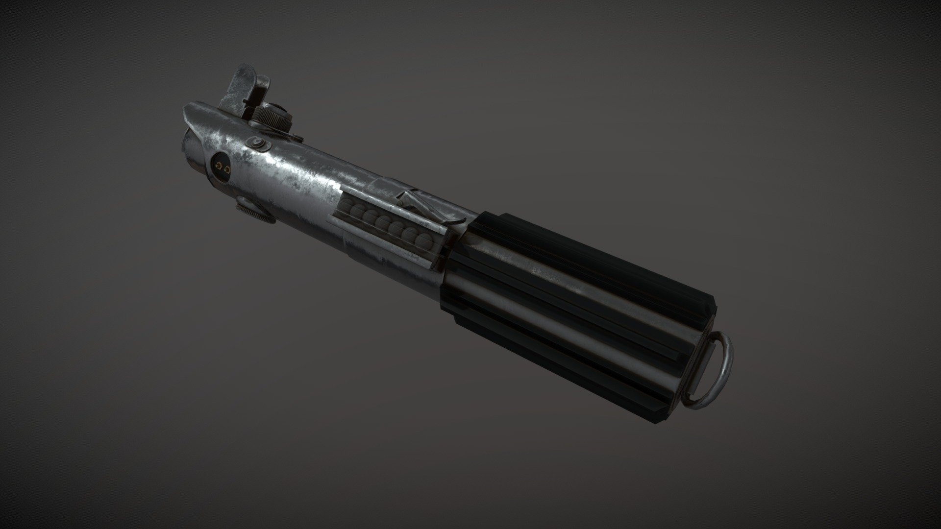 Luke Skywalker lightsaber hilt - Buy Royalty Free 3D model by AlexSW ...