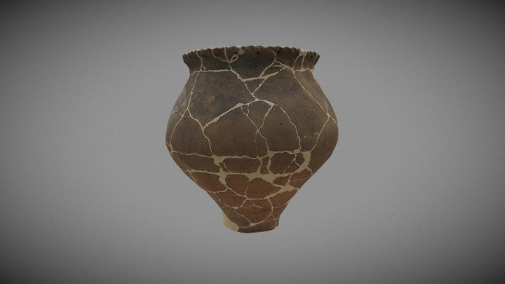 Ліплений горщик, скіфський час. 3D Model