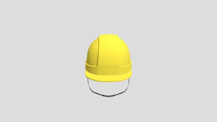 Construction Helmet 3D Model