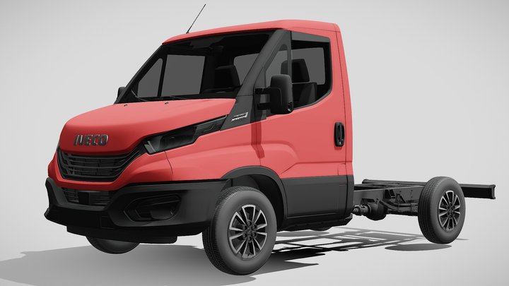Iveco Daily Single Cab L1 Chassis 2022 3D Model
