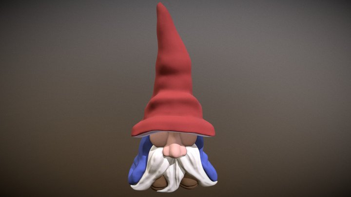 Wizard Gnome 3D Model
