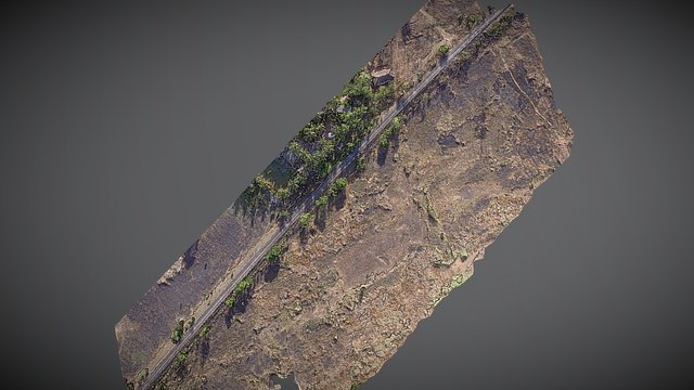 Railway Line Survey by Aerialair 3D Model