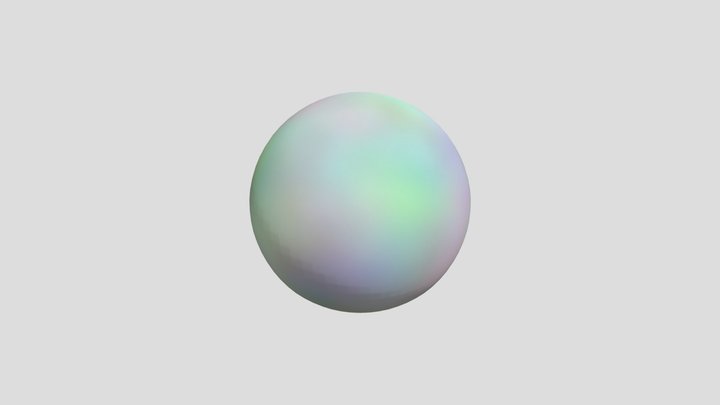 Sphere_no metalness 3D Model