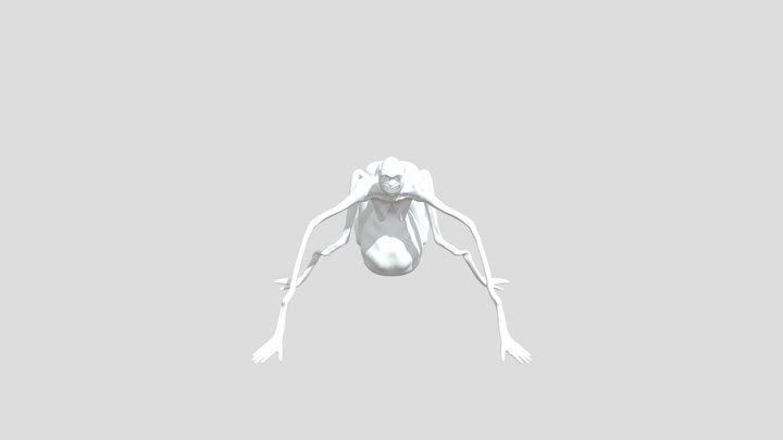 Realistic Game-Ready Spider Creature Character 3D Model