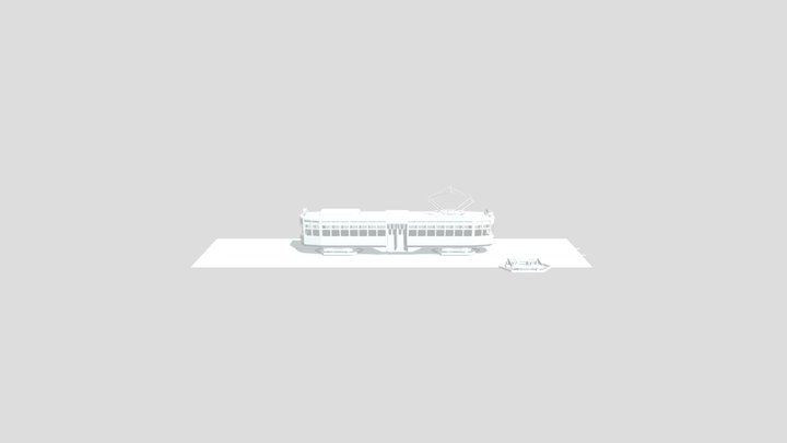 Tram Batavia 3D Model