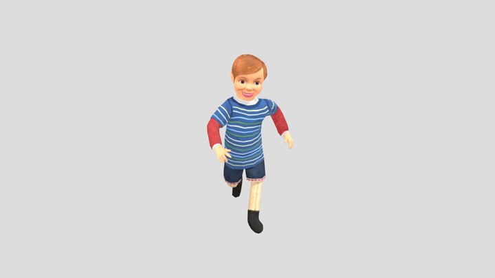 Doll animated 3D Model