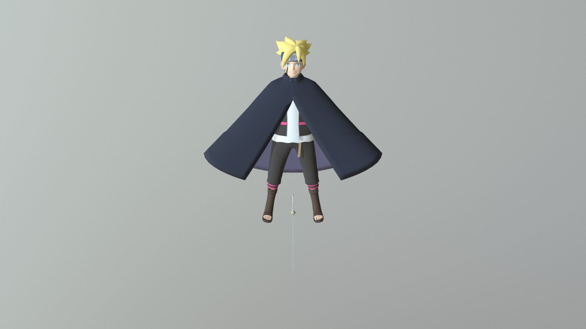 Teenage Boruto Uzumaki Download Free 3D Model By Hivigany And 