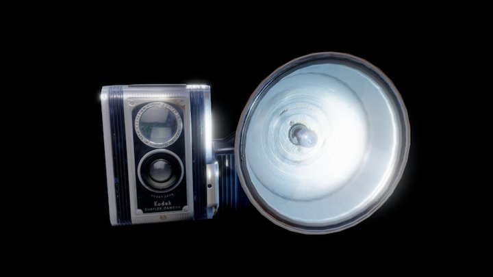 Vintage Kodak Camera 3D Model