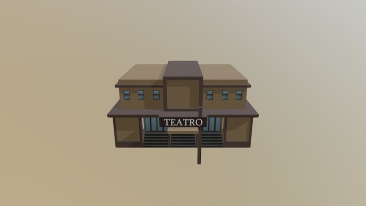 Teatro Litoral F1 3D Model