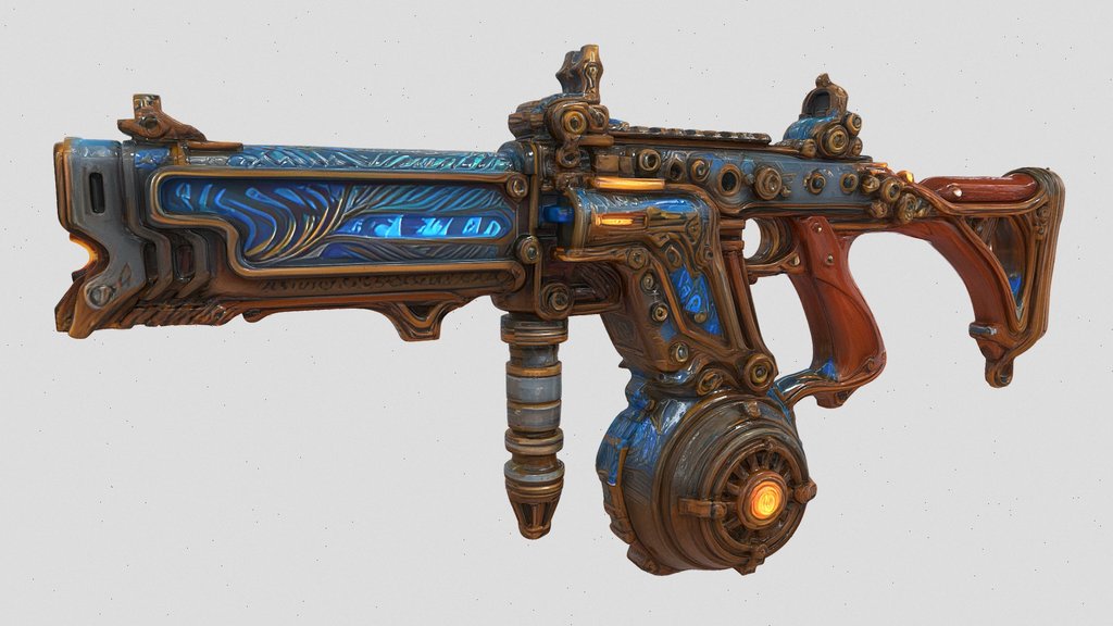 Steampunk-]X[-Rifle-Beta