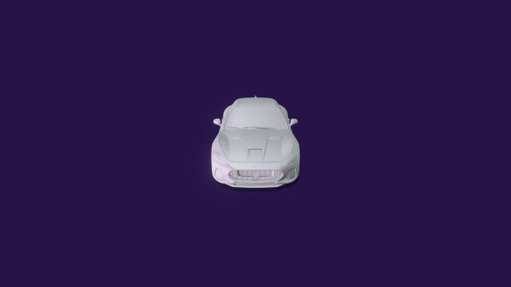 Maserati Baked 3D Model