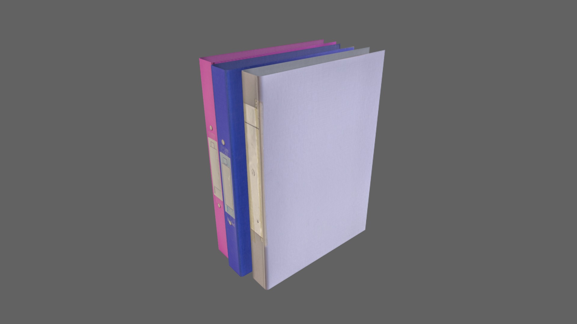 3D model File 03 - This is a 3D model of the File 03. The 3D model is about a box with a blue cover.