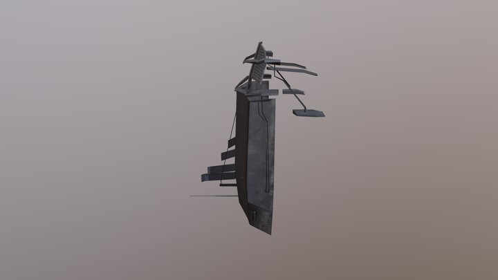 Scientist Backshield 3D Model