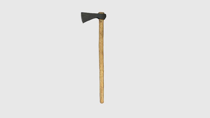 Replica Anlgo-Saxon Felling Axe 3D Model