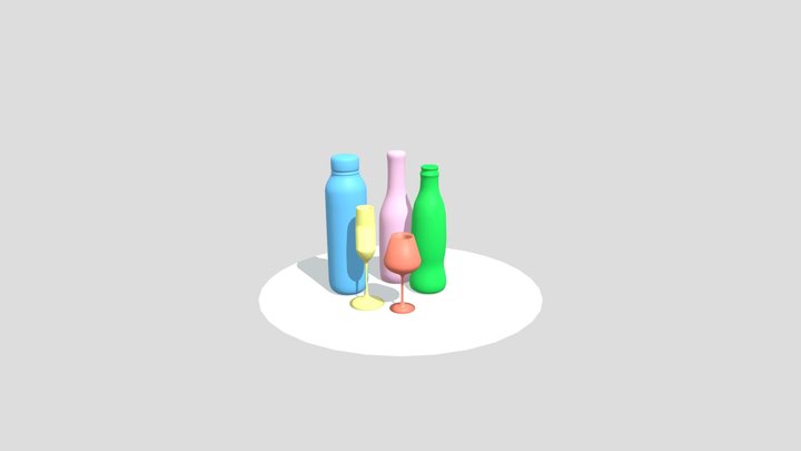 Bottle1 3D Model