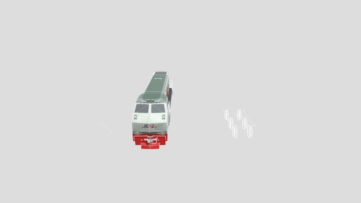 GE U20C 3D Model