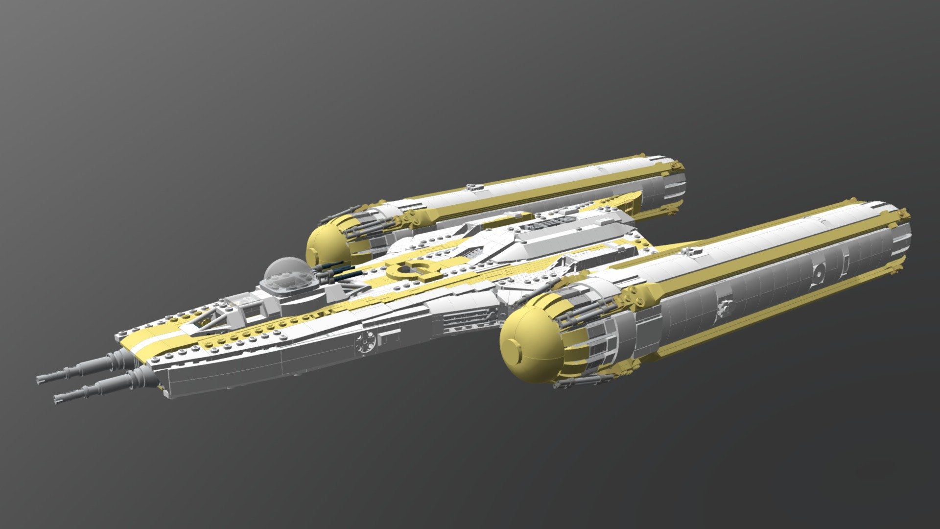 BTL-B Y-Wing - 3D Model By AdmiralPlackbar [581aaad] - Sketchfab