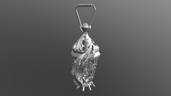 Lamp from Witcher 3 3D Model