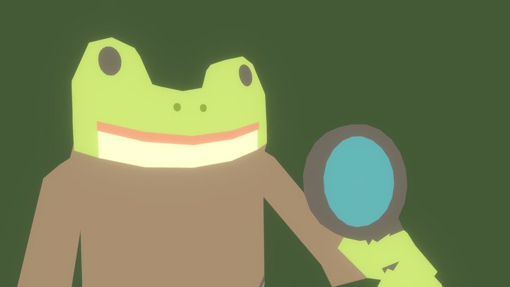 Frog Detective 3D Model