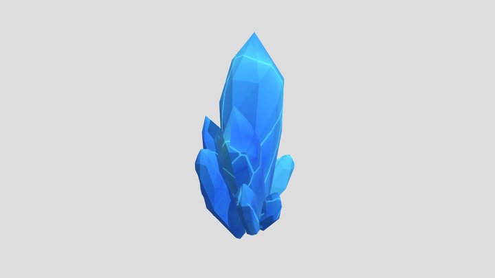 3D Crystal 3D Model
