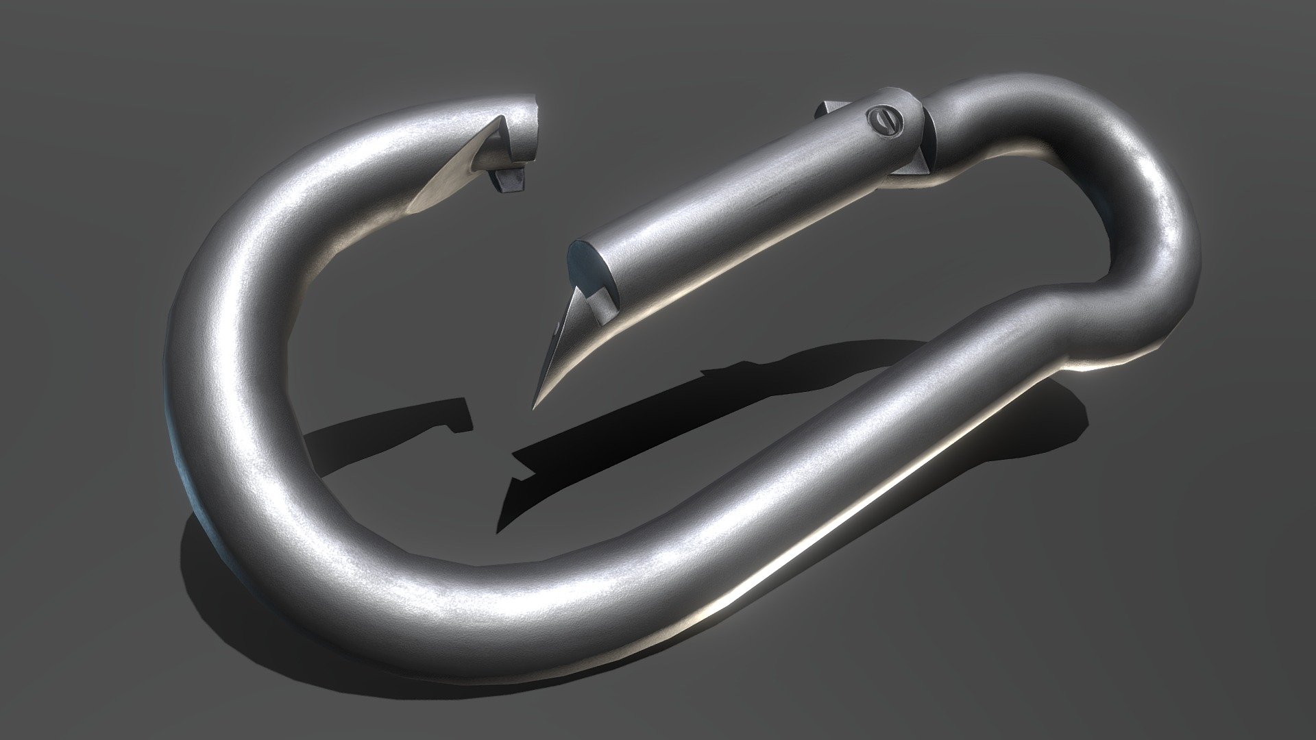 Carabiner - Karabinerhaken (Low-Poly)