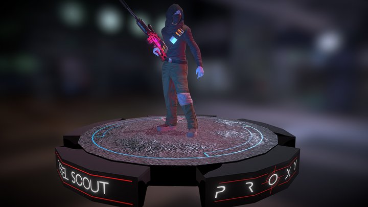 Rebel Scout 3D Model