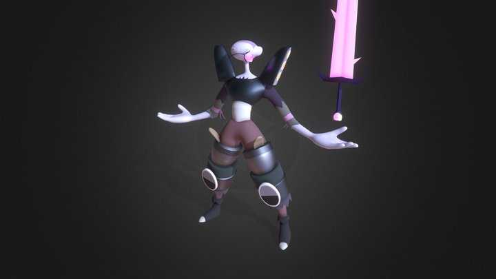Trudy, The Love Barbarian 3D Model