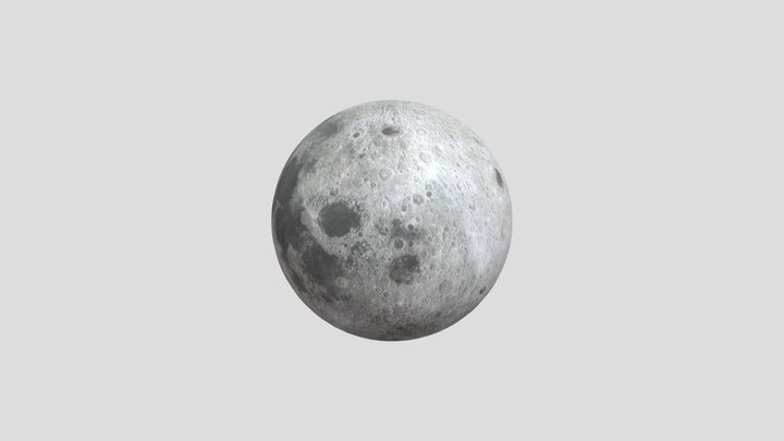 Moon 8k 3D Model