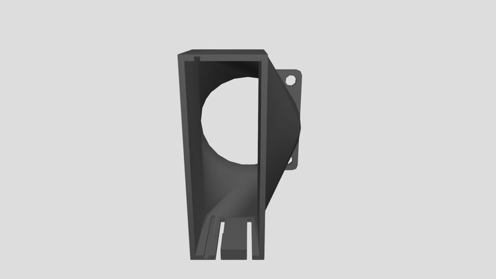 Nvidia Tesla P4 Fan adapter 3D Model