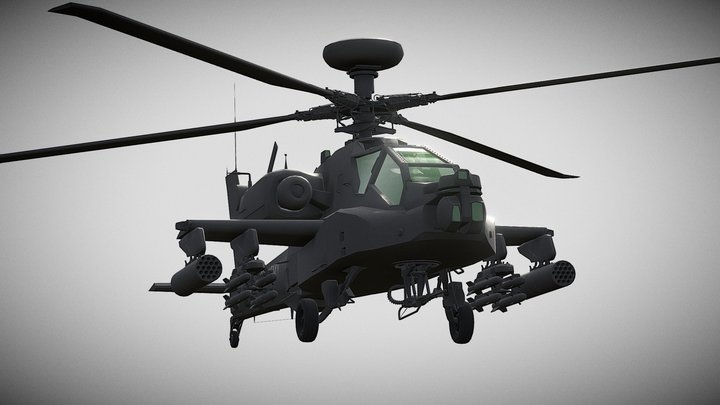 AH64 3D Model