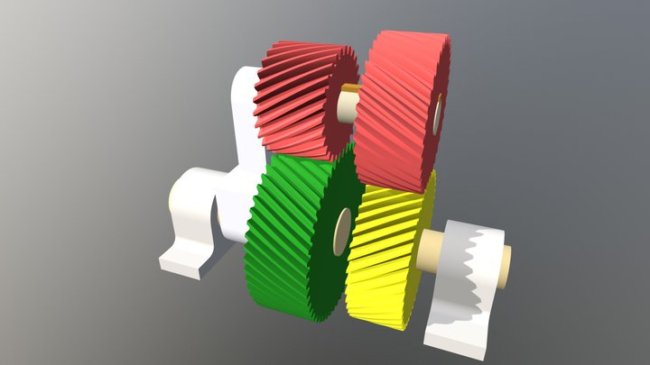 Trem Epicicloidal 3D Model