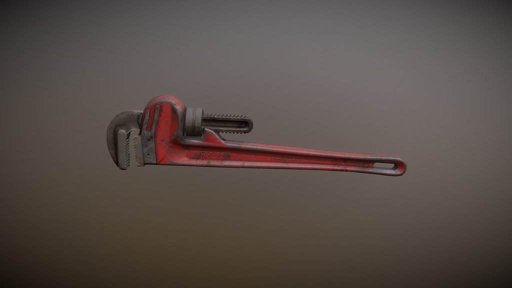 Realistic Wrench – 2K Textured 3D Model